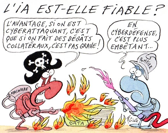 Dessin: La cybersécurité bascule dans l’ère des guerres de robots